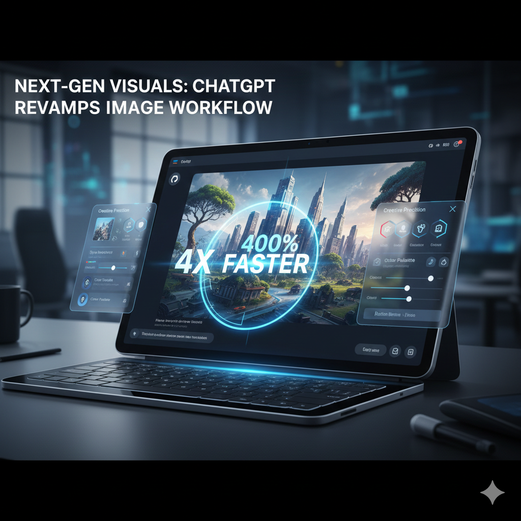 Next-Gen Visuals: ChatGPT Revamps Image Workflow with 400% Speed Boost and Enhanced Creative Precision