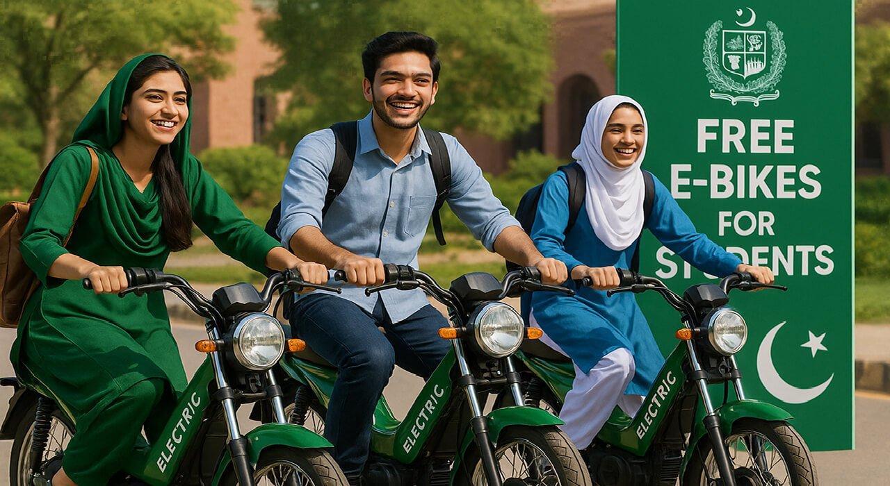 Punjab to Distribute 100,000 Free Electric Bikes to Students Under Major Education Drive